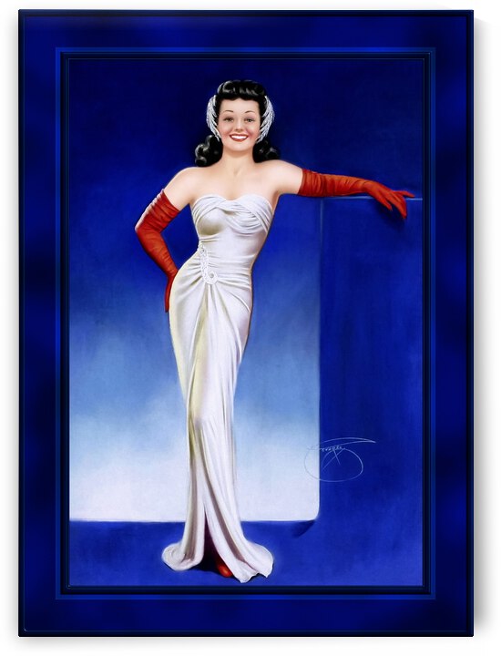 An Art Deco Elegant Pose by Billy Devorss Remastered Xzendor7 Vintage Art Deco Old Masters Reproductions by xzendor7