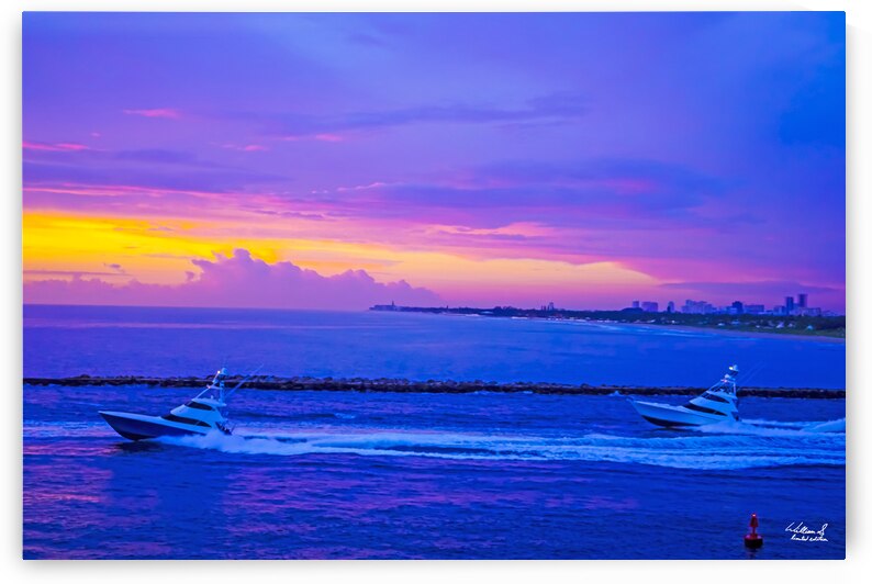 Join the Chase - Sailfishing -  The Gold & Treasure Coast Collection Limited Edition Rare from Original Oil Painting on Canvas  William Robert Stanek by 360 Studios