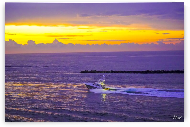 Going Fishing - O Dark Thirty - The Gold & Treasure Coast Collection Limited Edition Rare from Original Oil Painting on Canvas  William Robert Stanek by 360 Studios