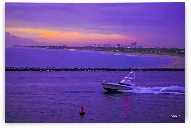 Full Throttle Into the New Day -  The Gold & Treasure Coast Collection Limited Edition Rare from Original Oil Painting on Canvas - William Robert Stanek by 360 Studios