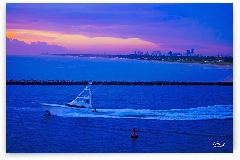 Caught A Glimpse of the Blue -  The Gold & Treasure Coast Collection Limited Edition Rare from Original Oil Painting on Canvas  - William Robert Stanek by 360 Studios