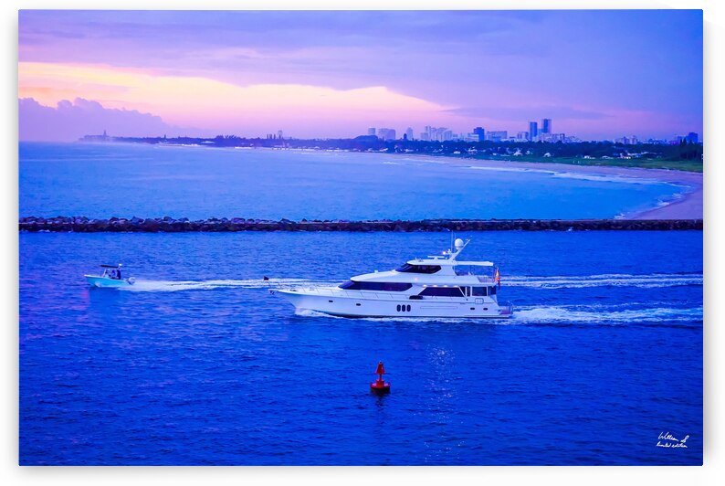 Blue Morning Blue Day -  The Gold & Treasure Coast Collection Limited Edition Rare from Original Oil Painting on Canvas - William Robert Stanek by 360 Studios