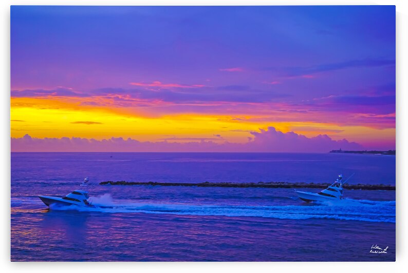 Running to the Chase - Sailfishing -  The Gold & Treasure Coast Collection Limited Edition Rare from Original Oil Painting on Canvas  - William Robert Stanek by 360 Studios