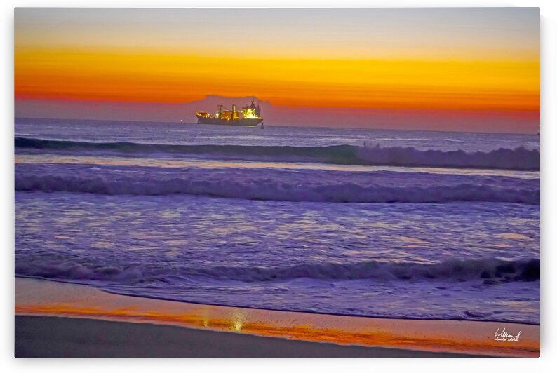 Out to Sea in the Night -  Precious Cargo  2   The Singer Island West Palm Collection  Limited Edition Rare from Original Oil Painting on Canvas William Robert Stanek by 360 Studios