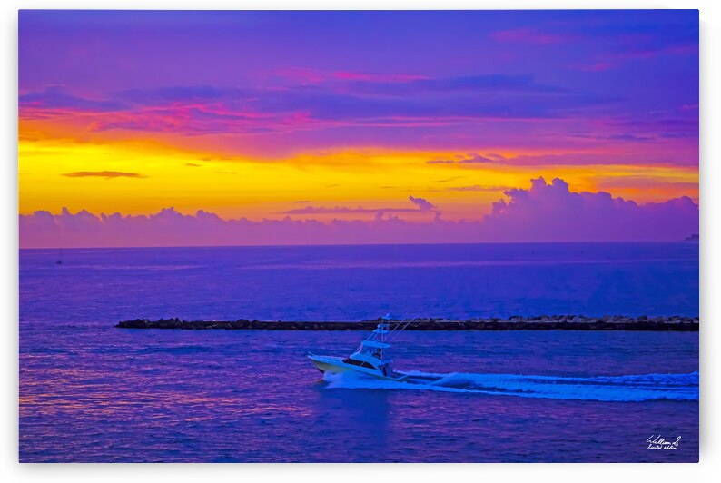 See the Dawn Coming -  The Gold & Treasure Coast Collection Limited Edition Rare Mixed from Original Painting on Canvas - William Robert Stanek by 360 Studios