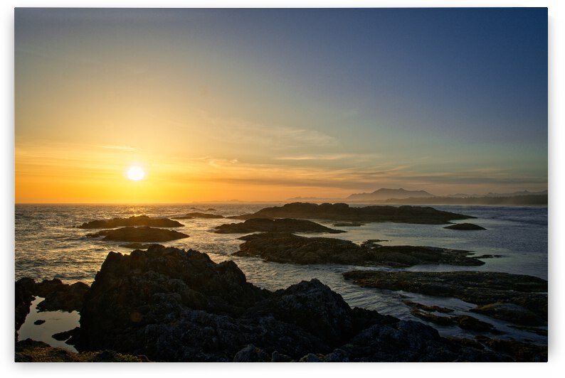  Coastal Waters at Sunset by CRB Images Photography