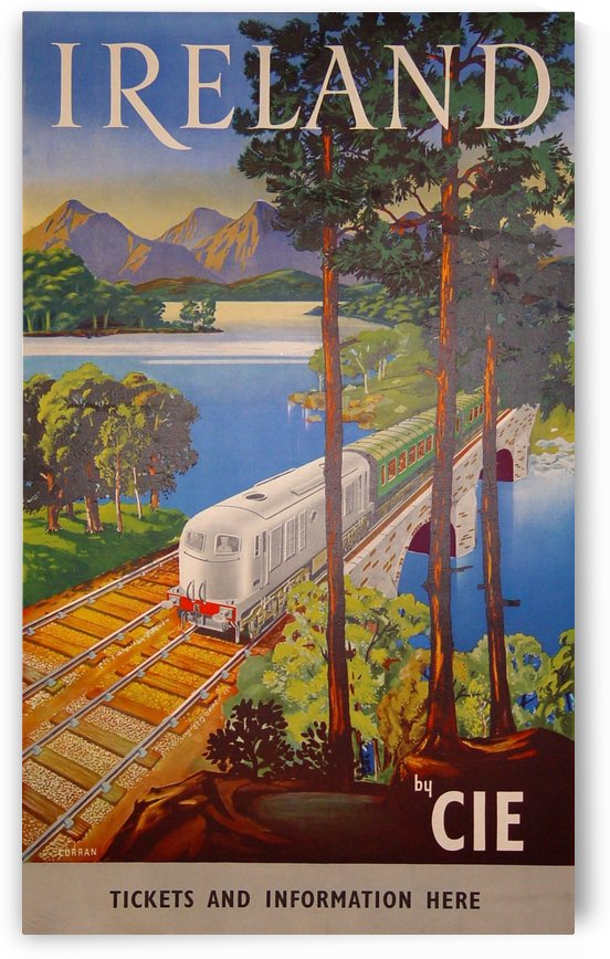 Ireland by CIE poster by VINTAGE POSTER