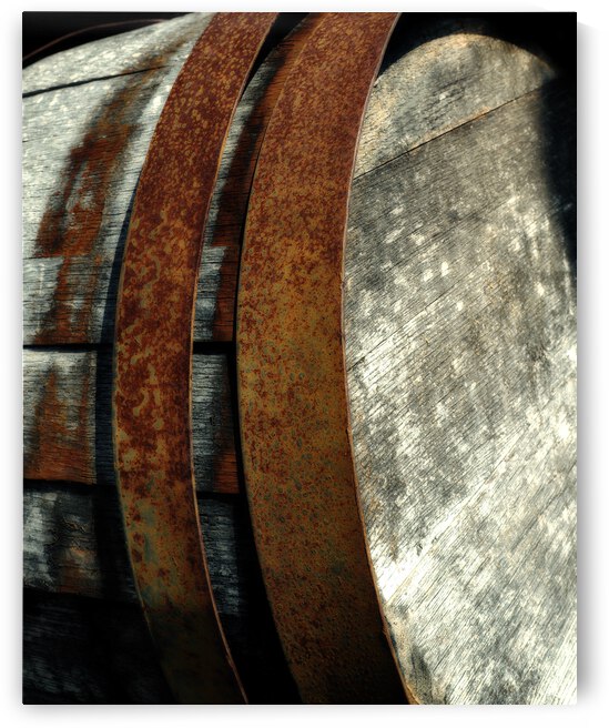 Rusty Bands and Barrel Staves in Sepia by Bill Swartwout Photography