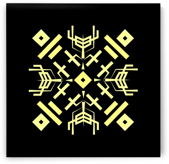 Magic runes  Mystical geometry sign  Alchemy mystical symbol by Eskimos