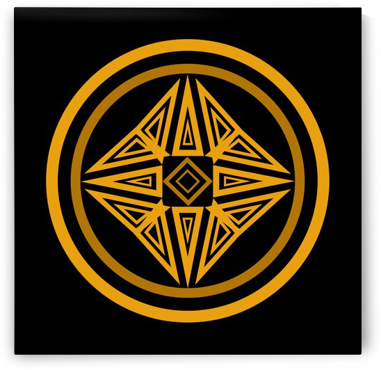 Magic runes  Mystical geometry sign  Alchemy mystical symbol by Eskimos