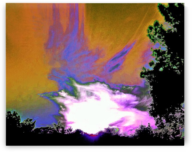 Abstract Cool Color Sky by Andrew Lawrence