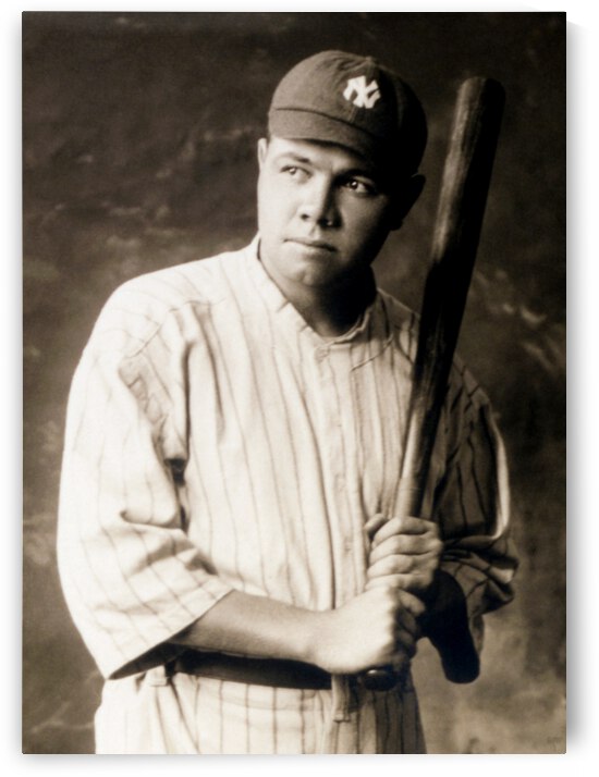 1920 Babe Ruth Photo by Row One Brand