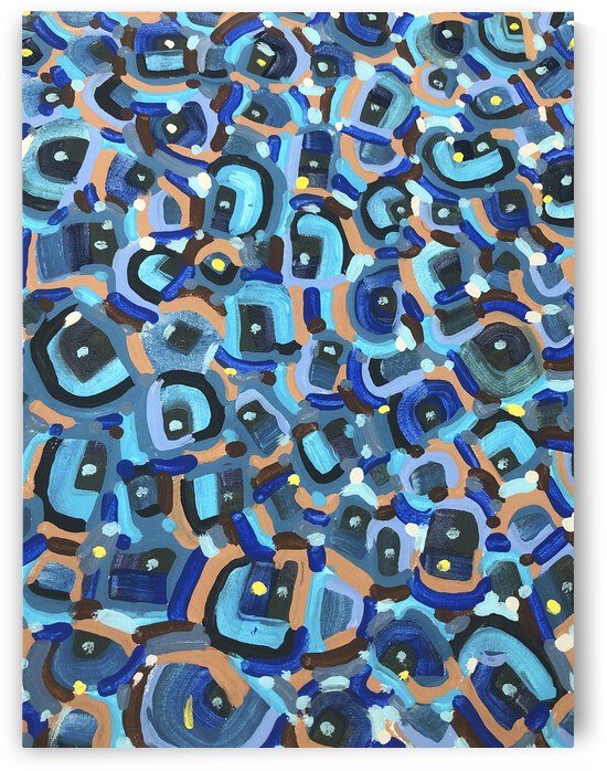 BLUE VILLAGE by Valeda Williams