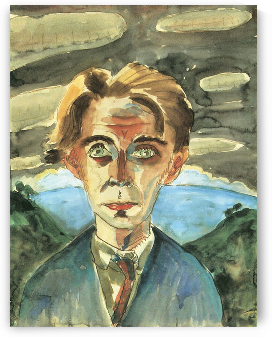 Self Portrait in Barcelona by Walter Gramatte
