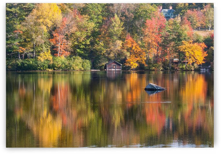 Little Lake in Tamworth Fall Splendor by Jeff Folger