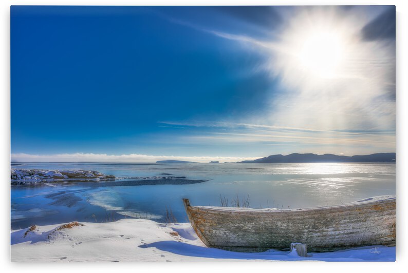  No 01-Chaloupe de Belle-Anse en hiver by Glenn Albert