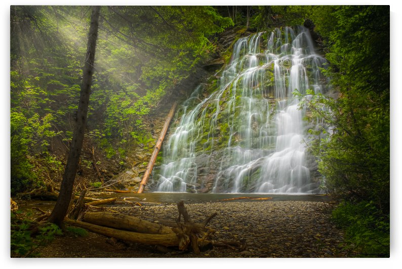 No 42 - Chute du parc Forillon - Gaspe by Glenn Albert