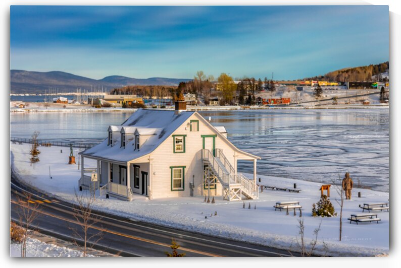 No 04 - Maison Horatio LeBouthillier - Berceau du Canada - Gaspe by Glenn Albert