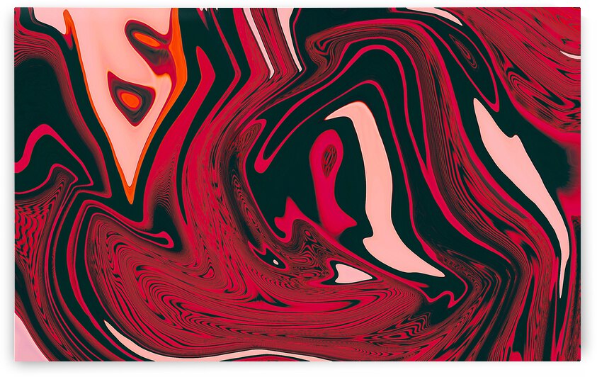 modern red by Vibrant Canvases