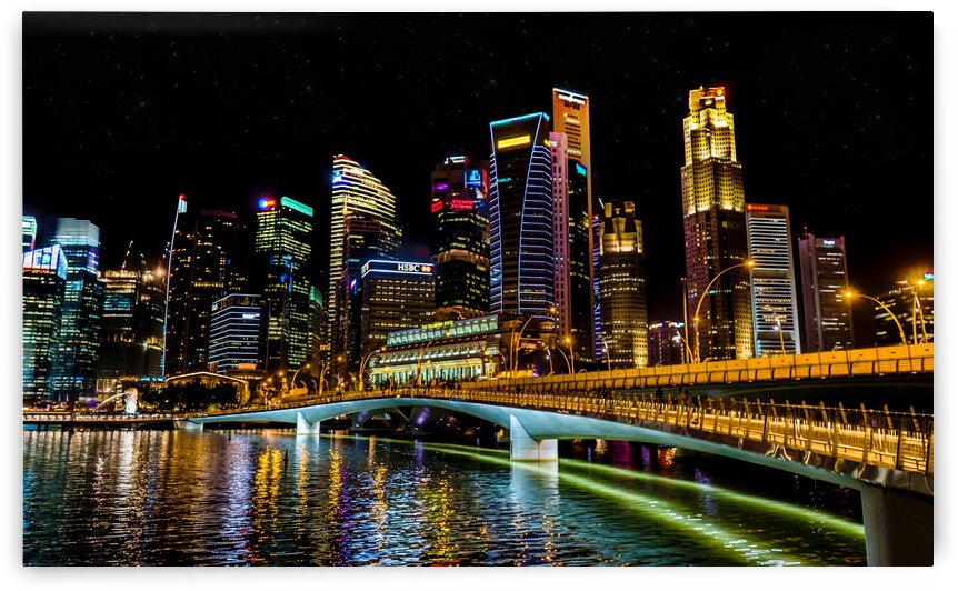 city lights 2 by Vibrant Canvases