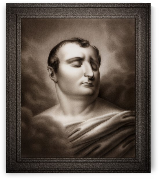 Portrait of the Dead Napoleon by Marie-Victoire Jaquotot Remastered Xzendor7 Classical Fine Art Old Masters Reproductions by xzendor7
