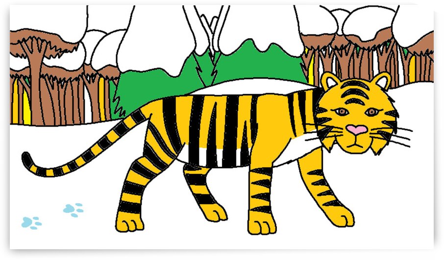 siberian tiger in the russian forest by Liam Frew