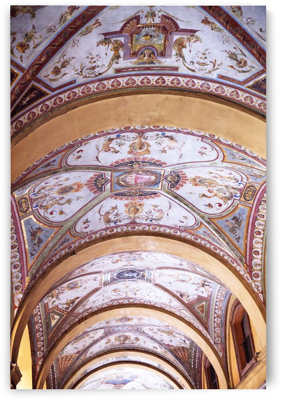 Ceiling Fresco Italy by Iris H Richardson