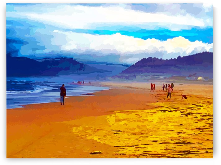 Walking on Rockaway by ArcheanArt