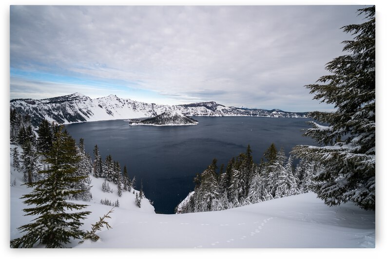 Winter in Crater Lake by Noah Lang