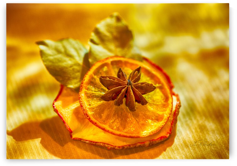 Old World  Fruit Ornaments by Iris H Richardson