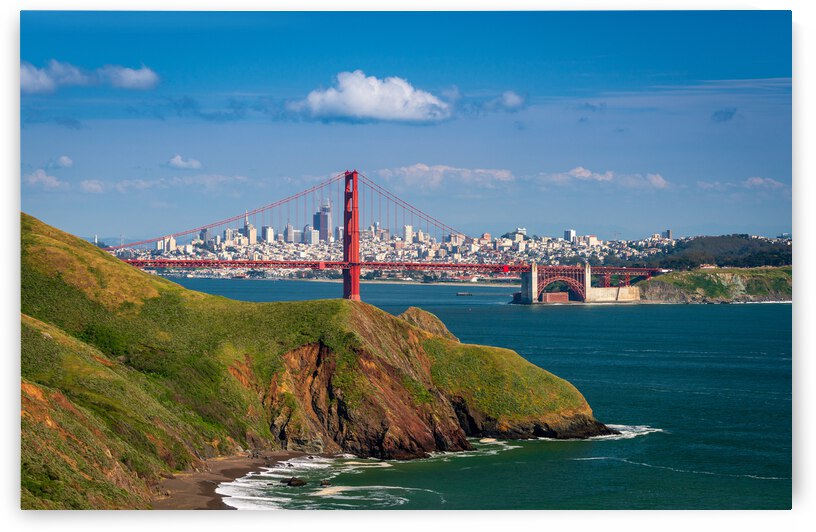 Marin Headlands and Golden Gate Bridge by Steve Heap