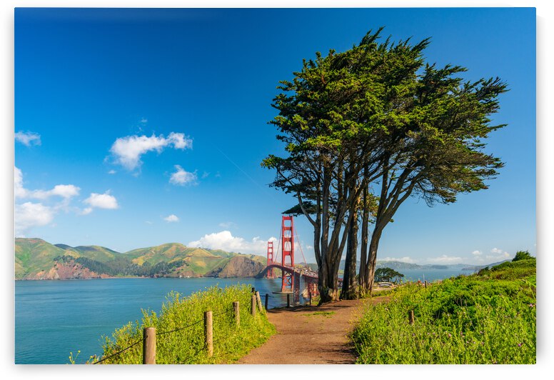 Marin Headlands and Golden Gate Bridge by Steve Heap