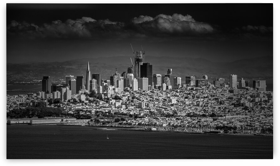 Moody Black and White photo of San Francisco by Steve Heap