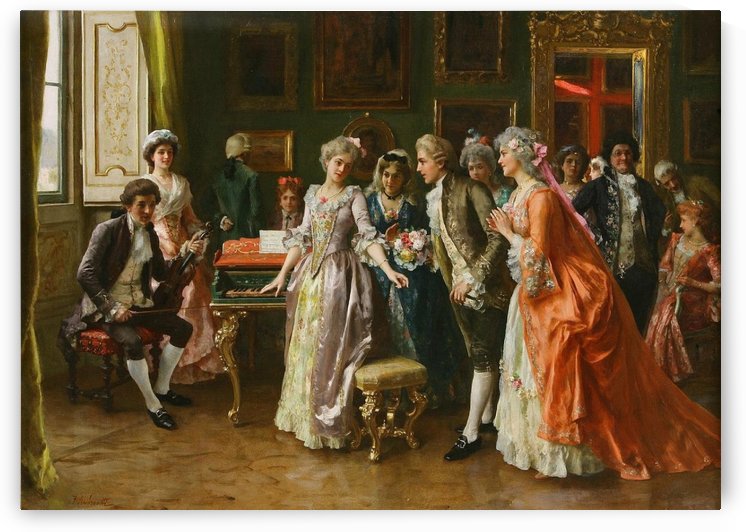 Federico Andreotti、Idillio、希少画集より、新品額装付 Federico Andreotti、Idillio、希少画集より、新品額装付 Federico