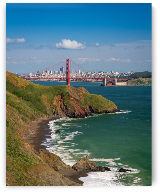 Marin Headlands and Golden Gate Bridge by Steve Heap