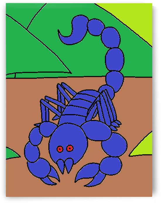 emperor scorpion in the congo rainforest by Liam Frew