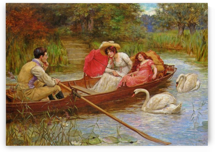 Summer pleasures on the river by George Sheridan Knowles
