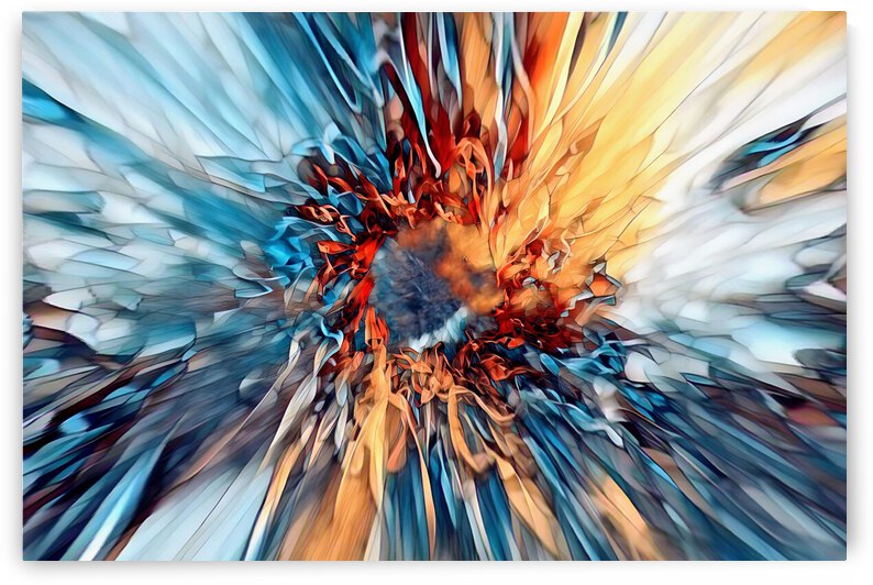 COLLECTION ABSTRACT-4 STAINED GLASS EFFECT by Andre Dorais Art Visual Numerique 