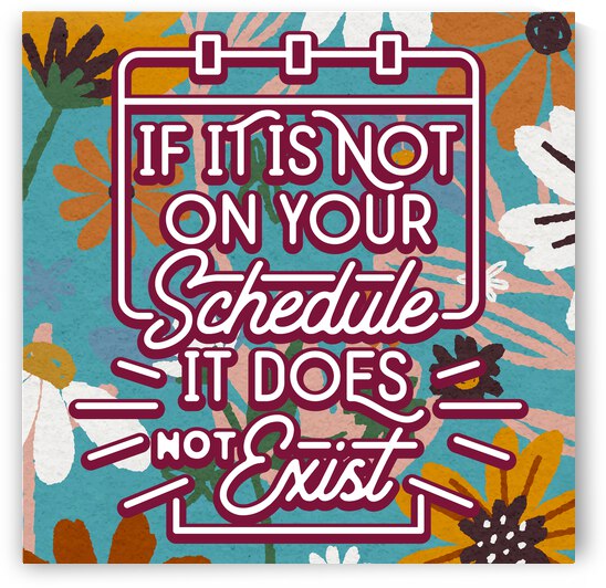 If it is not on your schedule it does not exist   12x12   Hotel by Ava Stochinsky