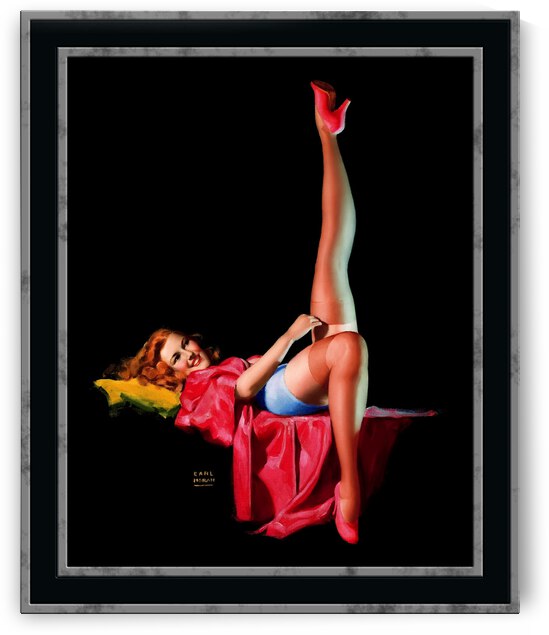 Pink Shoes by Earl Steffa Moran Remastered Vintage Retro Xzendor7 Art Reproductions by xzendor7