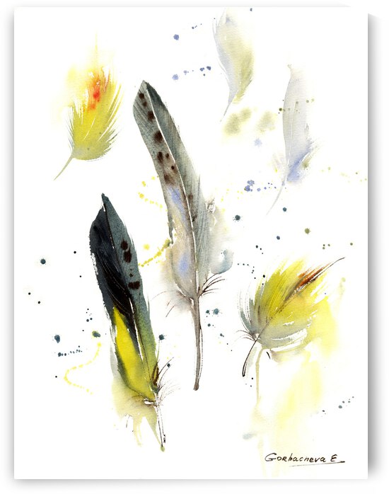 Parrot feathers by Eugenia Gorbacheva