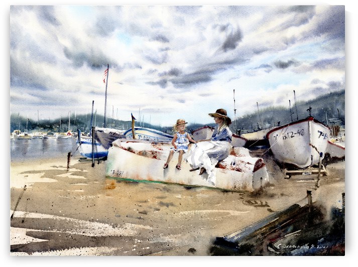 Spanish boats by Eugenia Gorbacheva