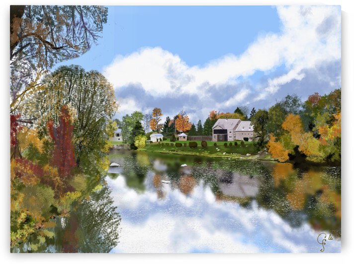 Reflets sur la riviere by Coloriflam