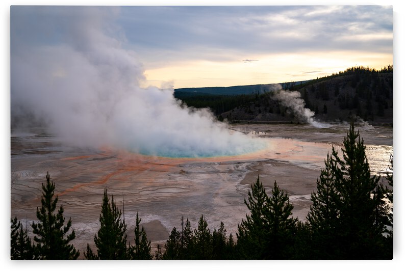 Grand Prismatic Spring by Noah Lang