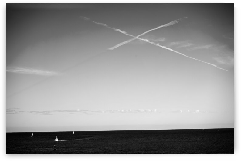BW A Sign in the Heavens   Angels Cross   Minimalist   Singer Island West Palm Beach Florida by 360 Studios