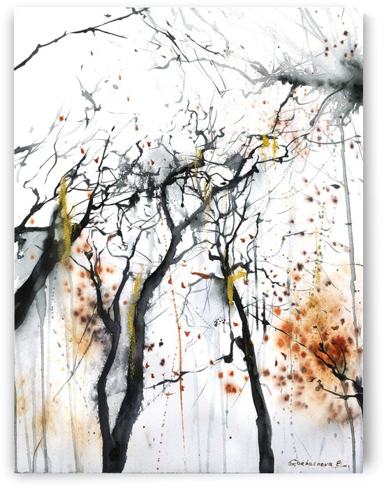 Autumn tree by Eugenia Gorbacheva
