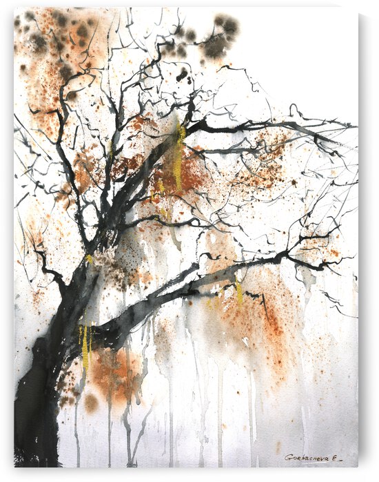 Fall tree by Eugenia Gorbacheva