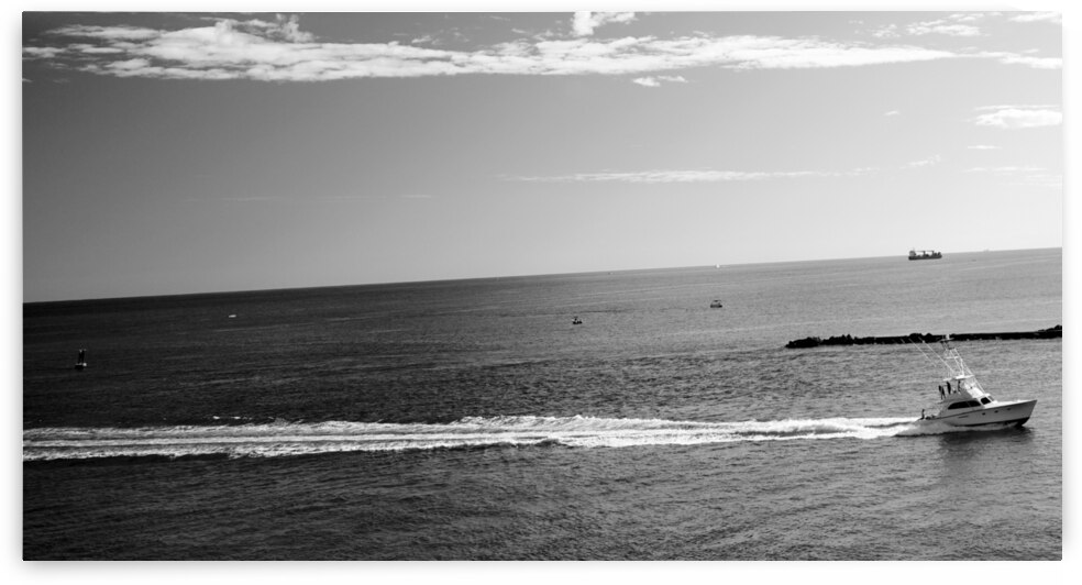 BW Cruising Speed in the Golden Hour 3 of 3 LANDSCAPE The Sailfish Tournament and Derby Collection Singer Island West Palm Beach Florida by 360 Studios