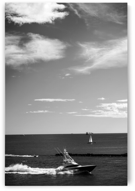 BW Feel the Rush PORTRAIT The Sailfish Tournament and Derby Collection Singer Island West Palm Beach Florida by 360 Studios