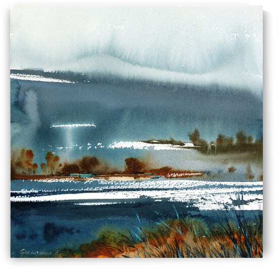 Abstract landscape 1 by Eugenia Gorbacheva